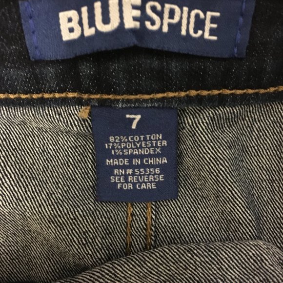 Blue Jean Skirt- Size 7 - Picture 3 of 3